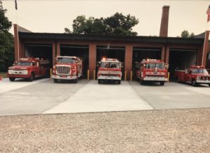 Station 5 immediately after the addition of truck bay.