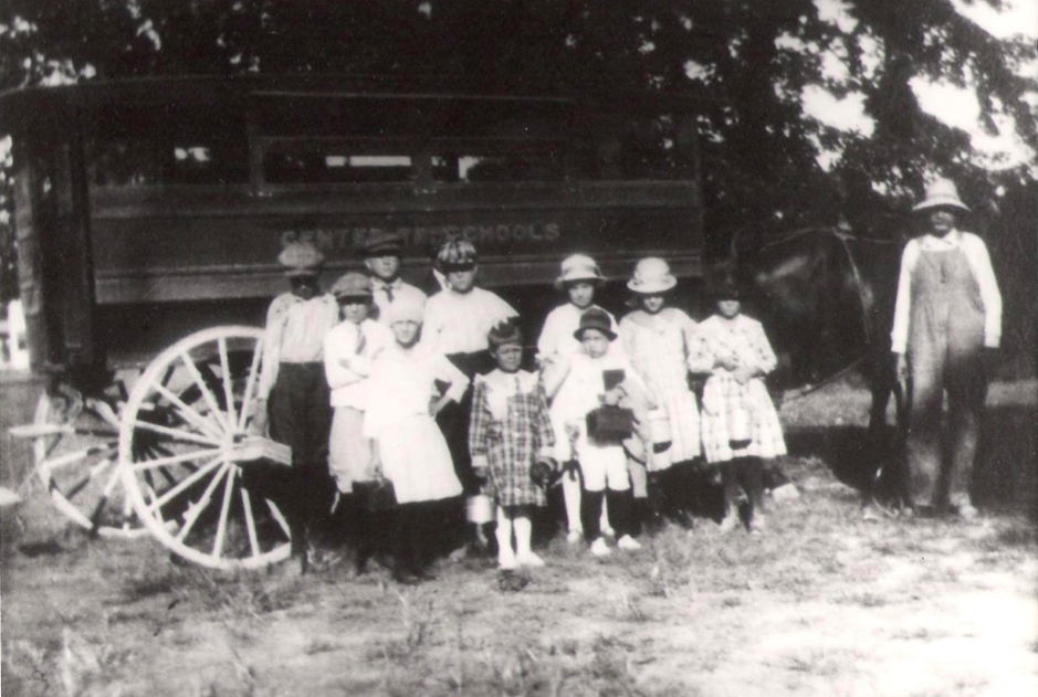 First McCutchanville School Wagon.