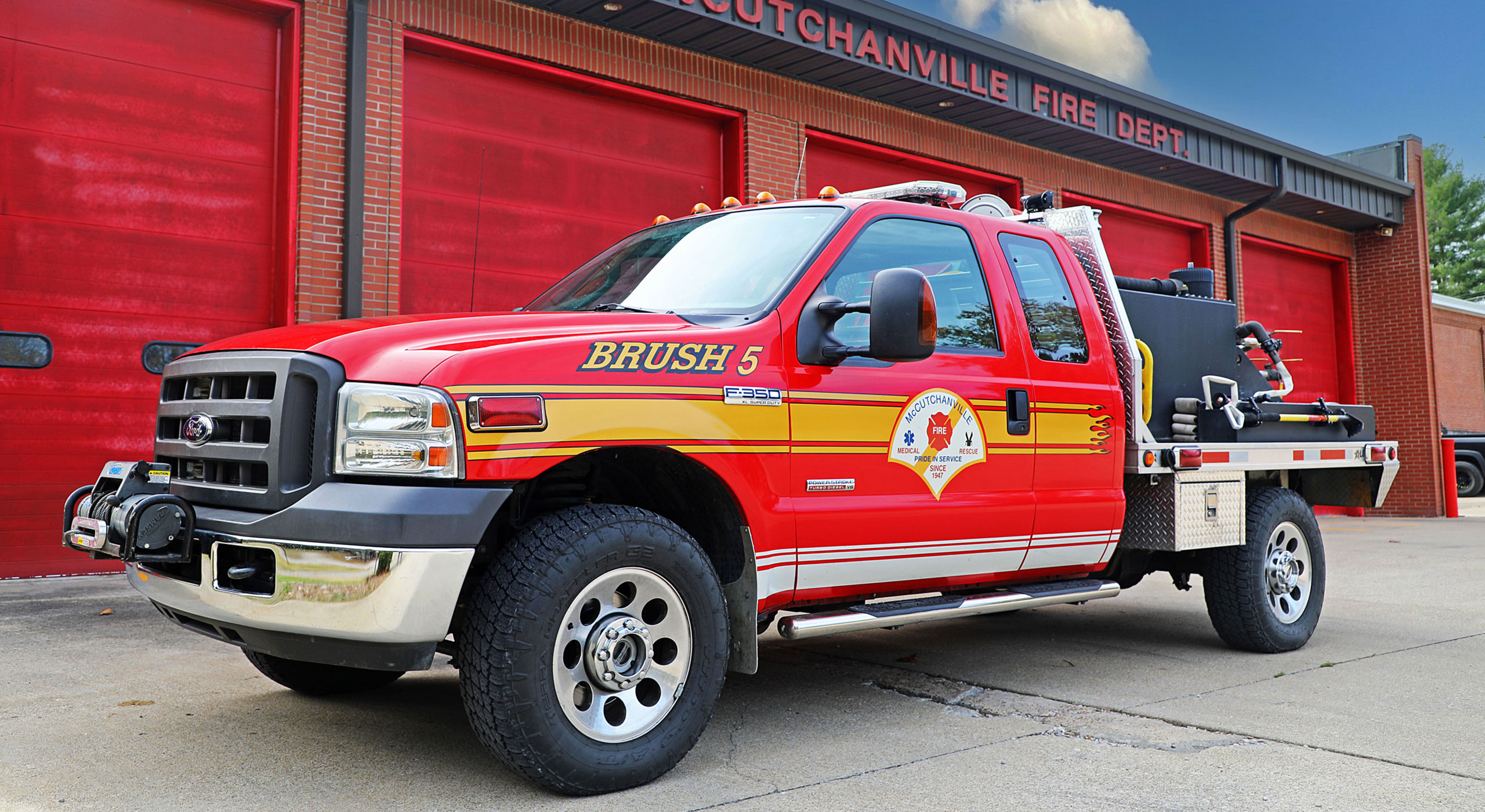 McCutchanville Fire Brush 5 Truck