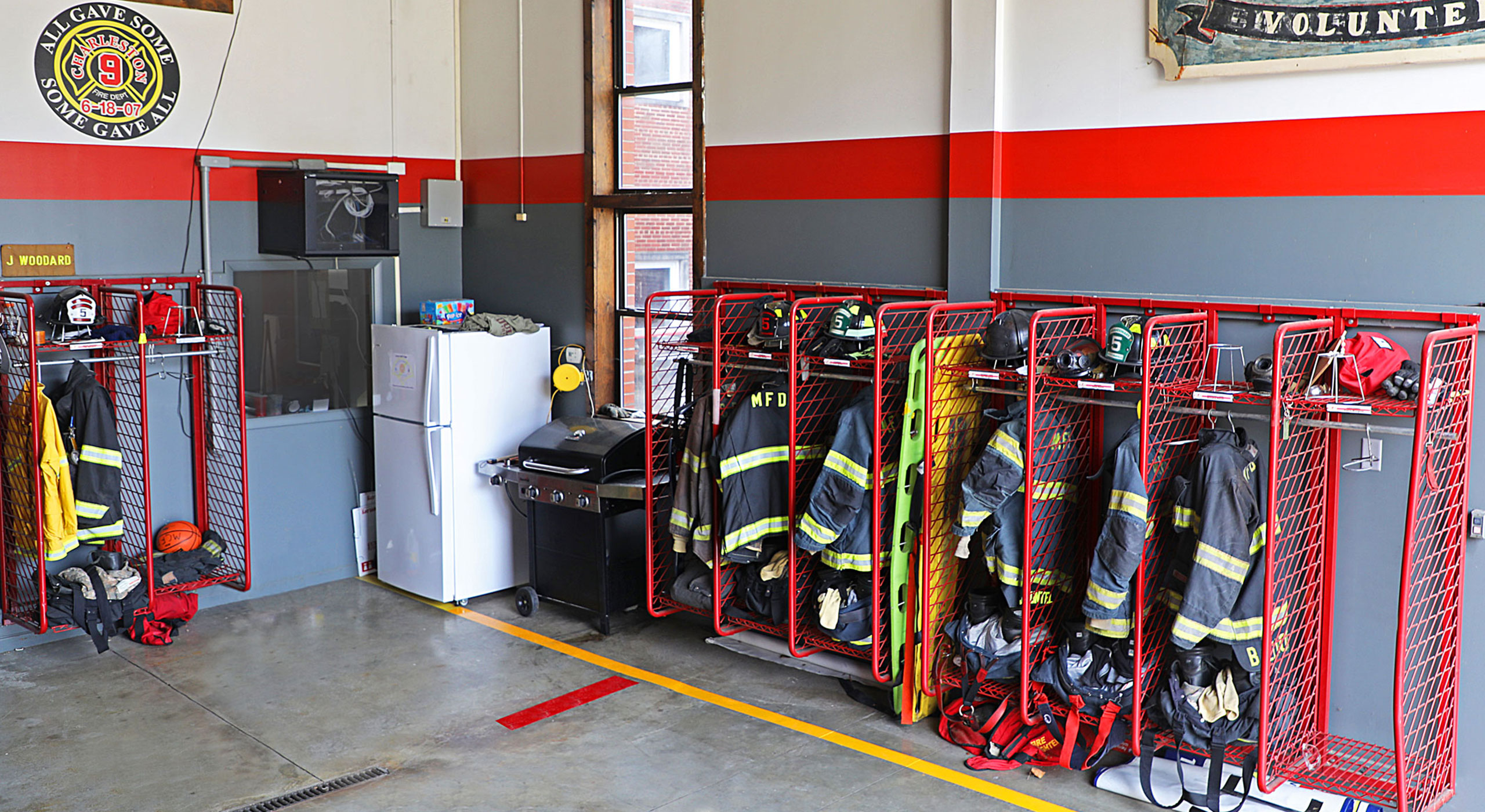 McCutchanville Fire Gear Lockers